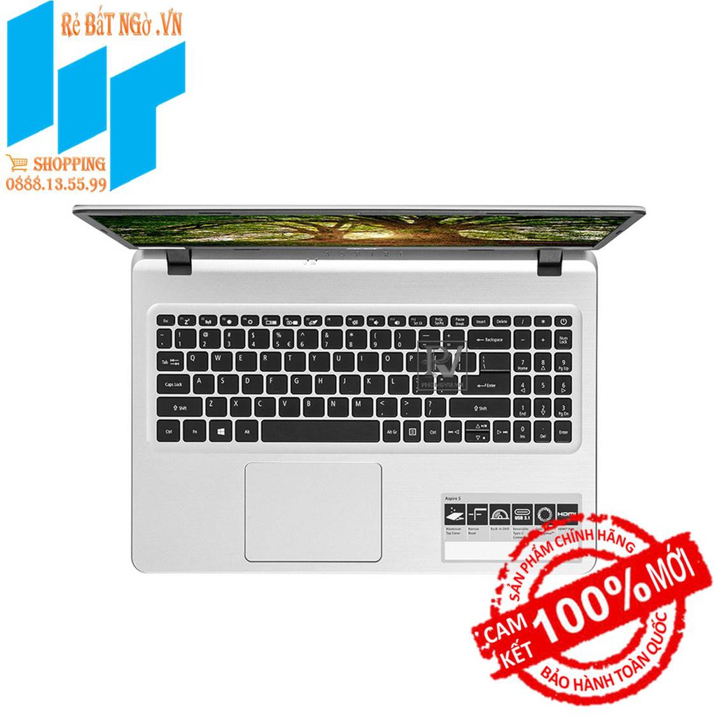 Laptop Acer Aspire 5 A515-53-5112 NX.H6DSV.002 15.6 inch FHD_i5-8265U_4GB_16GB Intel Optane_1TB HDD_Win10_2.1 kg