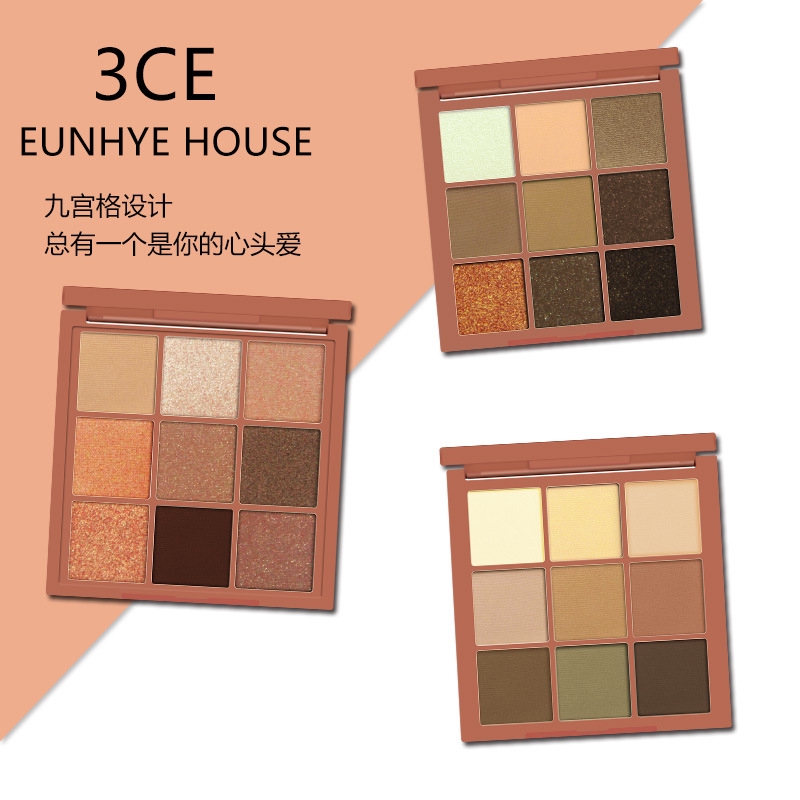 (hàng Mới Về) Bảng Phấn Mắt 3ce Eunhye House 9 Màu Sắc Quyến Rũ