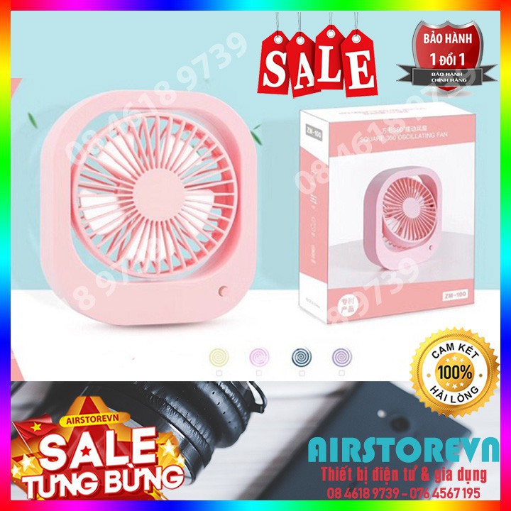 Quạt để bàn mini ZM100 siêu xinh - Màu bất kì- Giá sốc bao toàn thị trường