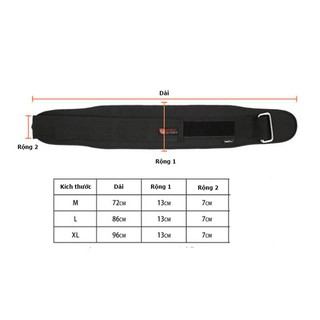 Đai lưng tập gym Boer 1698