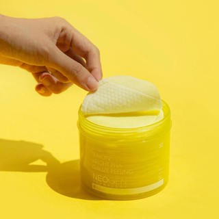Pad tẩy da chết Neogen Lemon Bright PHA Gauze Peeling (30ea)