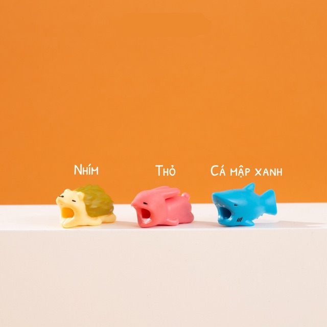 Bảo vệ dây cáp sạc điện thoại hình thú cưng