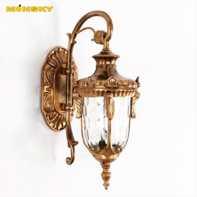 Đèn tường MONSKY NENO mạ crom tiết kiệm năng lượng chống nước trang trí sân vườn, ngoài trời