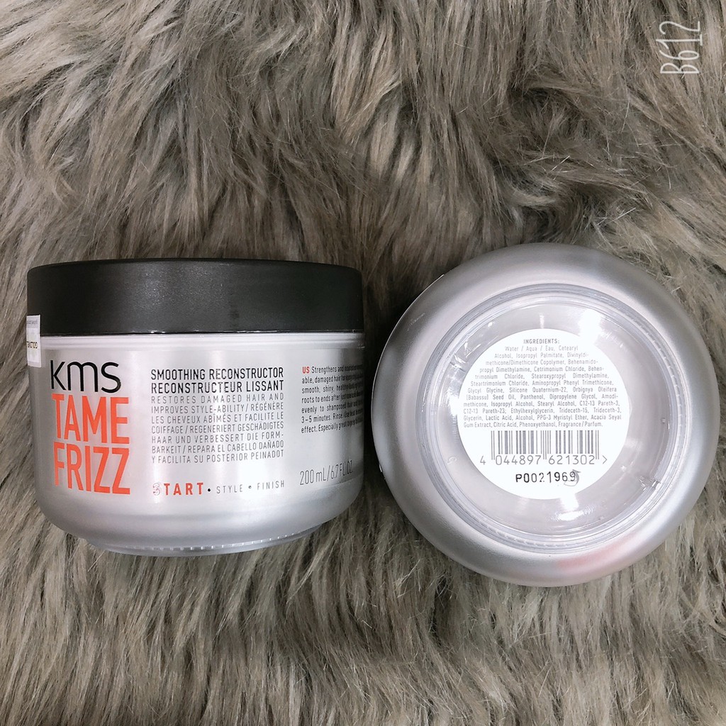 Hấp dầu siêu mềm mượt dành cho tóc bông xù KMS Tame Frizz GOLDWELL 200ML ( hàng chính hãng )