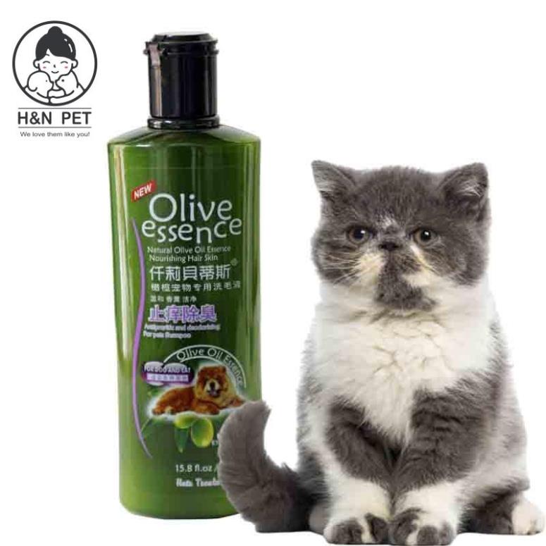 Sữa tắm chó mèo Olive Essence 450ml HN PET