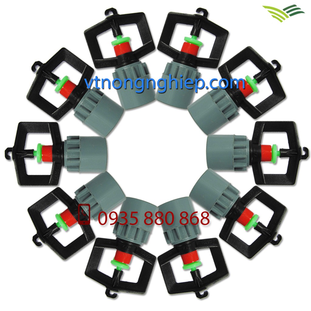 10 Béc Tưới Phun Mưa Bb - 917 Kèm Nối 21 Răng Trong 17