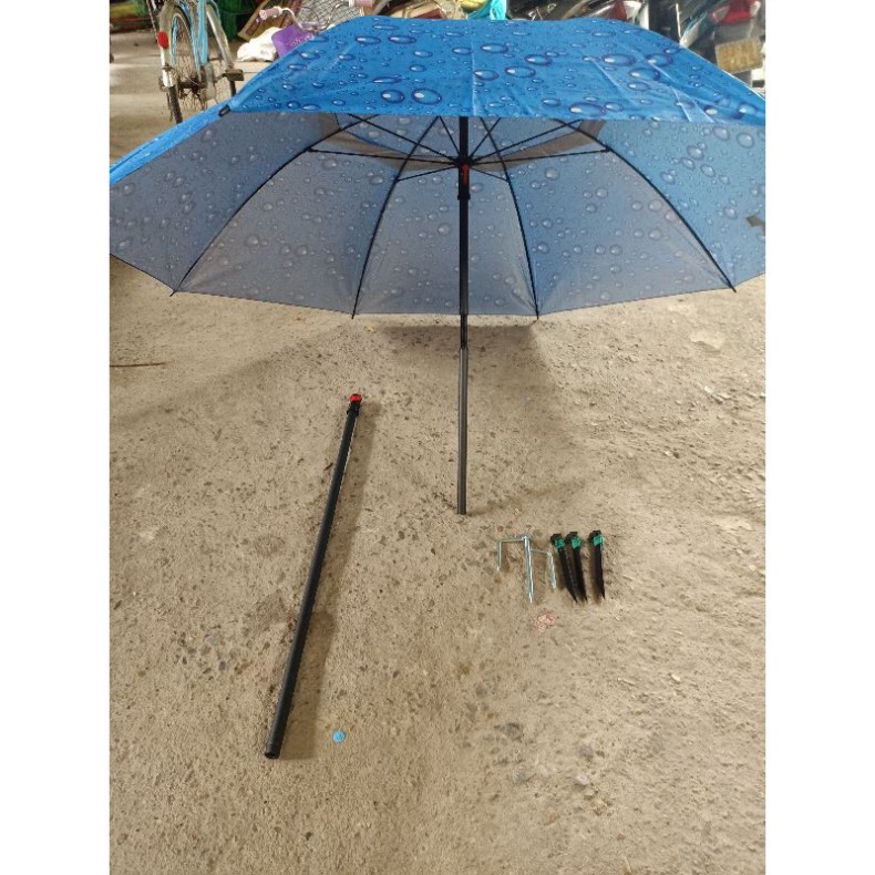 Hot -  Bộ ô dù câu cá+ ghế+ chống cần câu đơn câu đài 4 mùa - sale