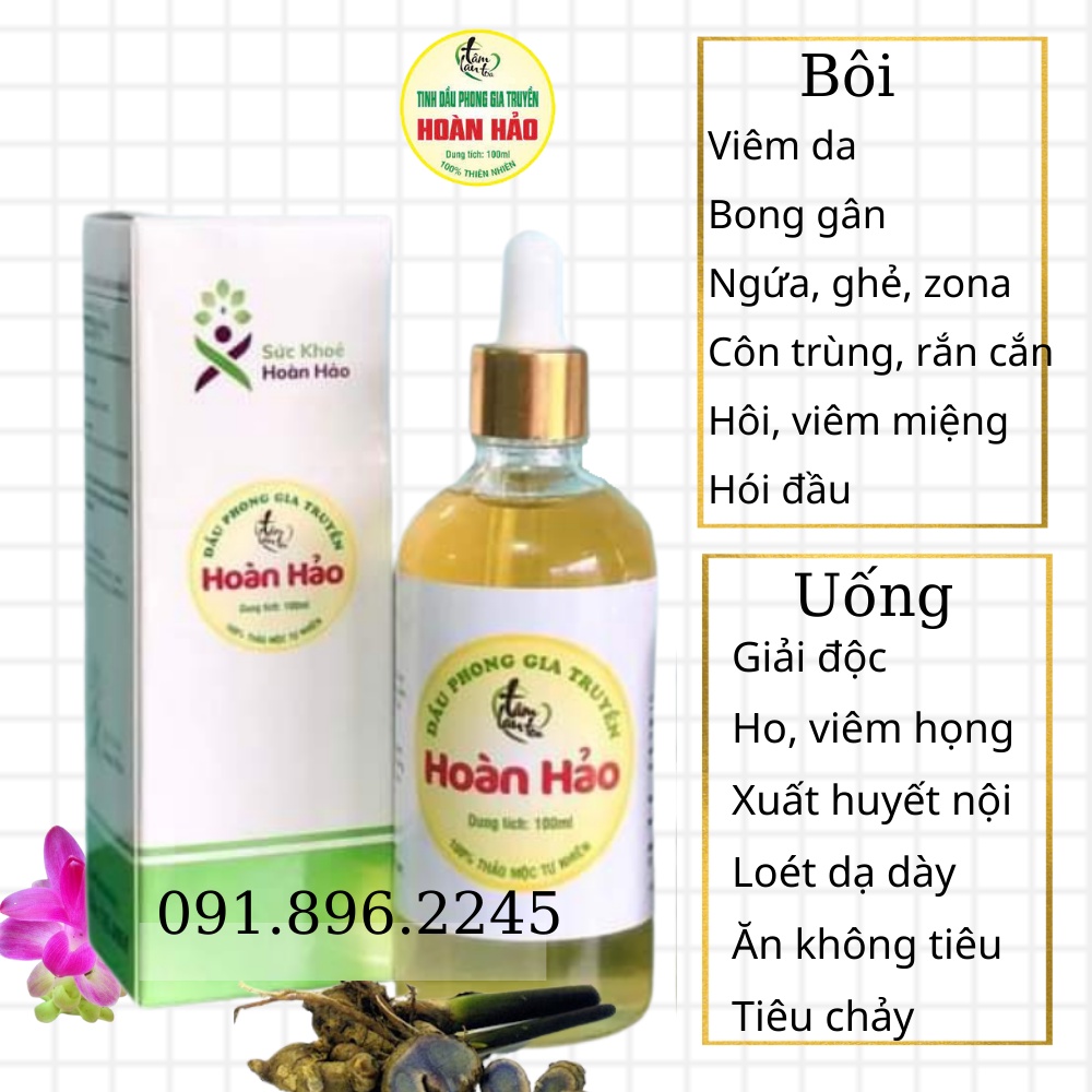 Tinh Dầu Hoàn Hảo, Tinh Dầu Phong Gia Truyền 100%Thiên Nhiên