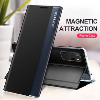 Bao da điện thoại nắp lật từ tính cho Samsung Galaxy Note 20 S20 Ultra S9 S10 Note 10 S20 Plus S10 Note 10 Lite