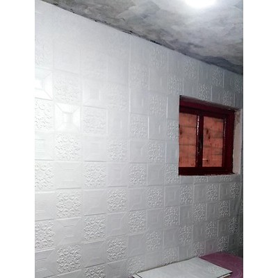 Giấy xốp dán tường Họa Tiết 3D 35x35cm Tự Dính Trang Trí Nhà Cửa Xinh Xắn