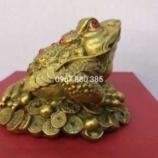 Cóc ba chân đặt ban thần tài