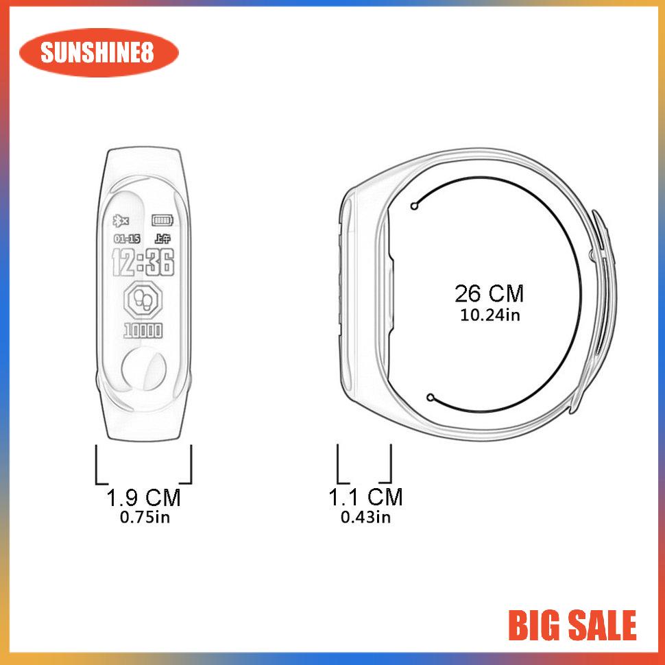 【SUN】Vòng đeo tay thông minh  Chống Nước Vòng đeo tay Đồng hồ kỹ thuật số Đồng hồ LED đỏ Khuyến mãi Quà tặng Đồng hồ đeo tay Đồng hồ đeo tay