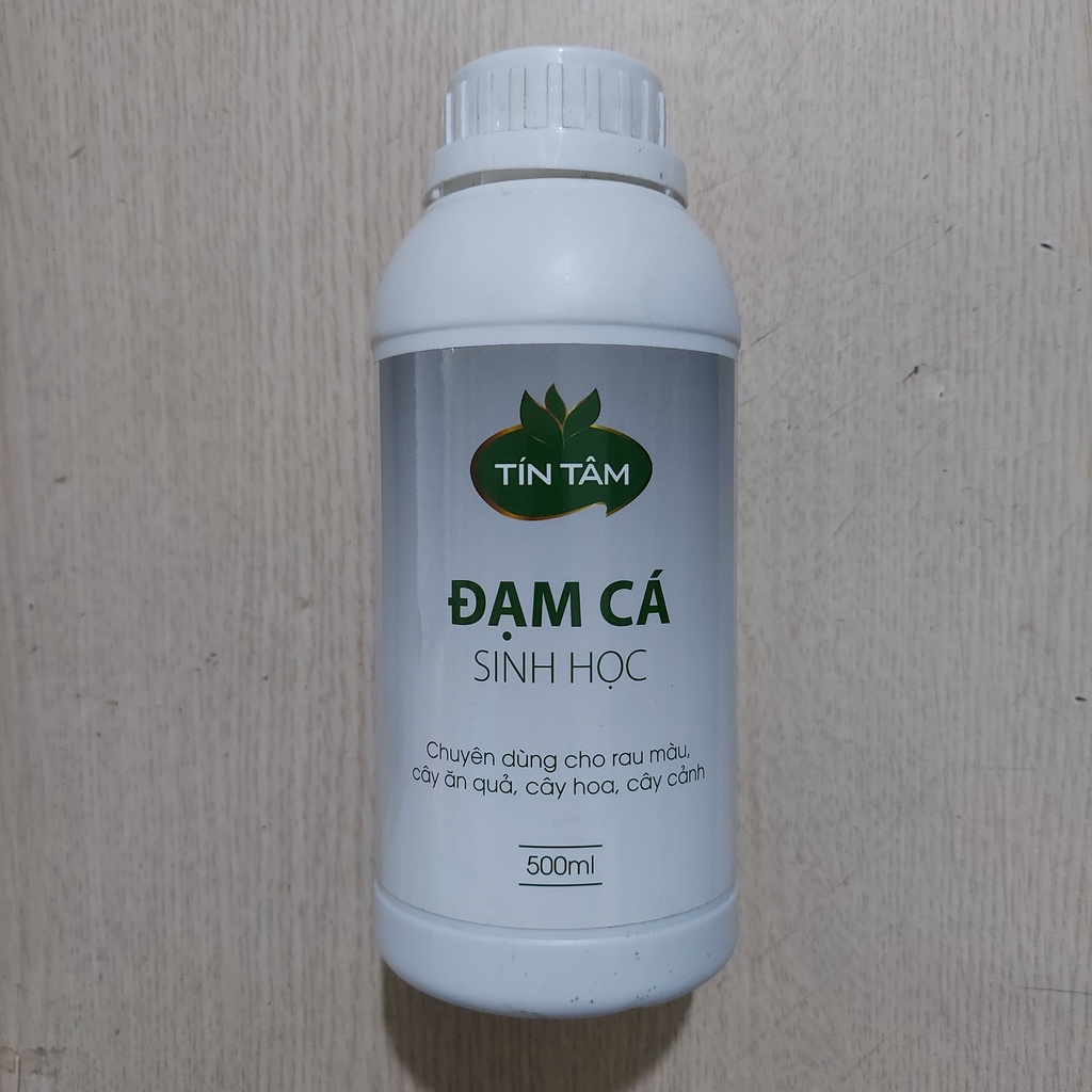 Phân bón hữu cơ Tín Tâm đạm cá, cung cấp dinh dưỡng, dạng nước, chai 500ml, cho cây trồng - Hàng chính hãng