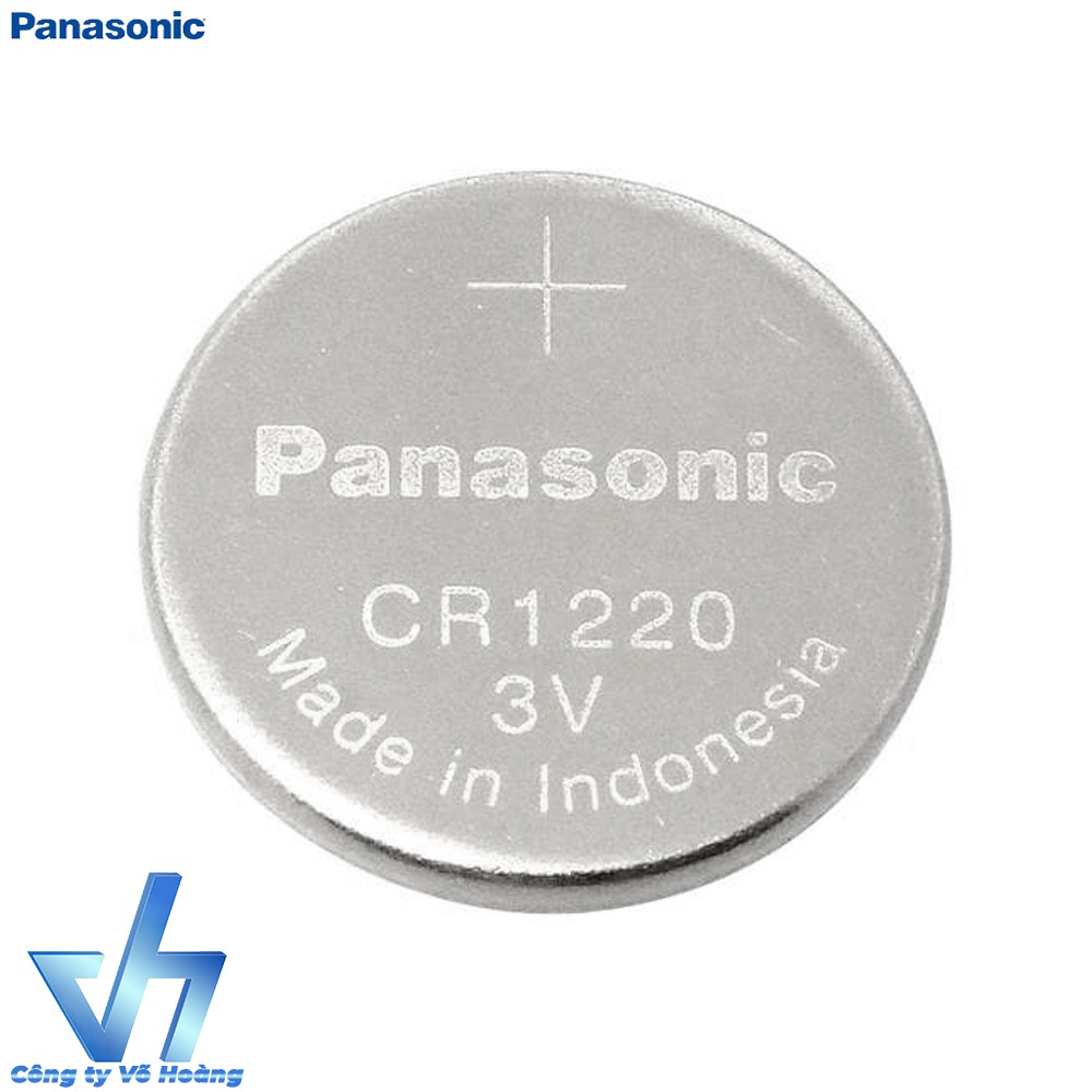 4 Pin Panasonic CR1220 dùng cho máy tính bỏ túi, remote, đồng hồ, nhiệt kế, v.v…