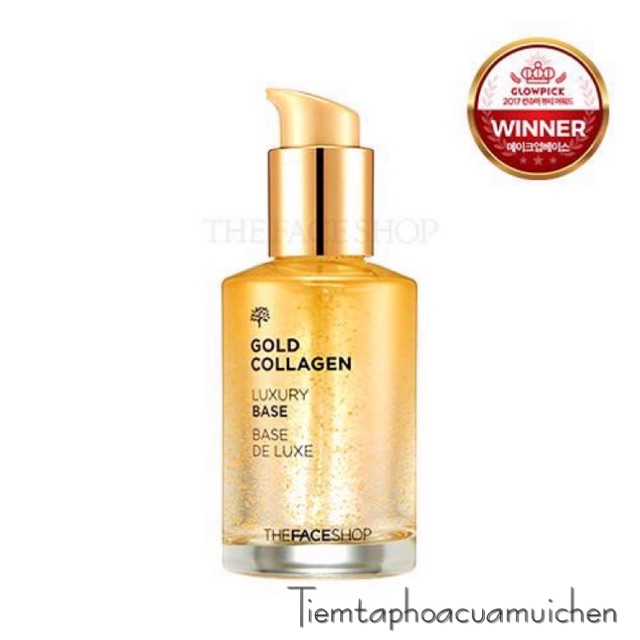 Kem Lót Giúp Dưỡng Ẩm, Chống Lão Hóa Với Chiết Xuất Từ Vàng 24K Gold Collagen Luxury Base 50ml