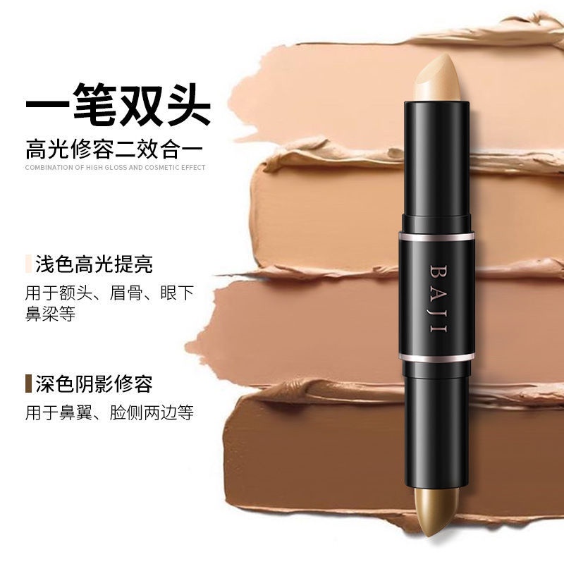 Thỏi kem bắt sáng và tạo khối hai đầu Baji che khuyết điểm làm sáng da | BigBuy360 - bigbuy360.vn