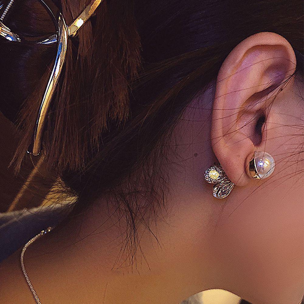 Bông Tai Dáng Dài Hình Hoa Phong Cách Pháp Sang Trọng Cho Nữ