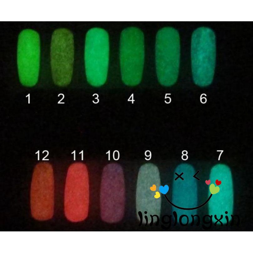 Sơn móng tay dạ quang 20màu huỳnh quang-có video thật