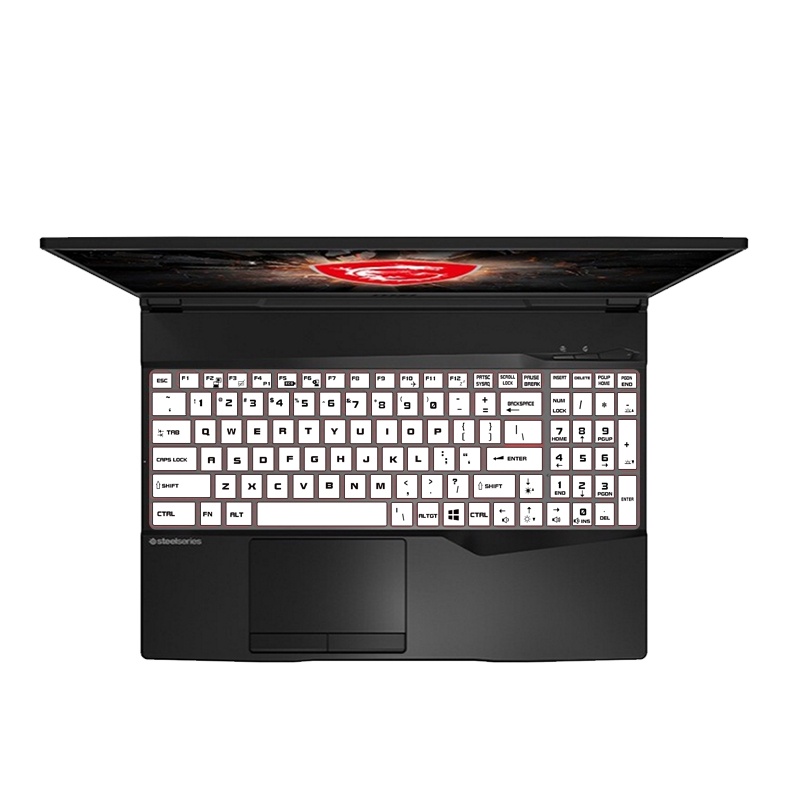 Miếng Dán Bảo Vệ Bàn Phím Bằng Silicon Cho MSI MSI GP76 Leopard GS76 Stealth / GS75 Stealth / GT76 GE76 17 17.3 Inch