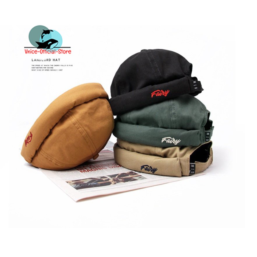 Mũ Tròn Vnicestore Phong Cách Hàn Quốc Trẻ Trung Dành Cho Cả Nam Và Nữ
