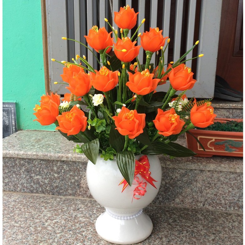 Set vật liệu làm hoa tulip (không bình, không súng bắn keo)