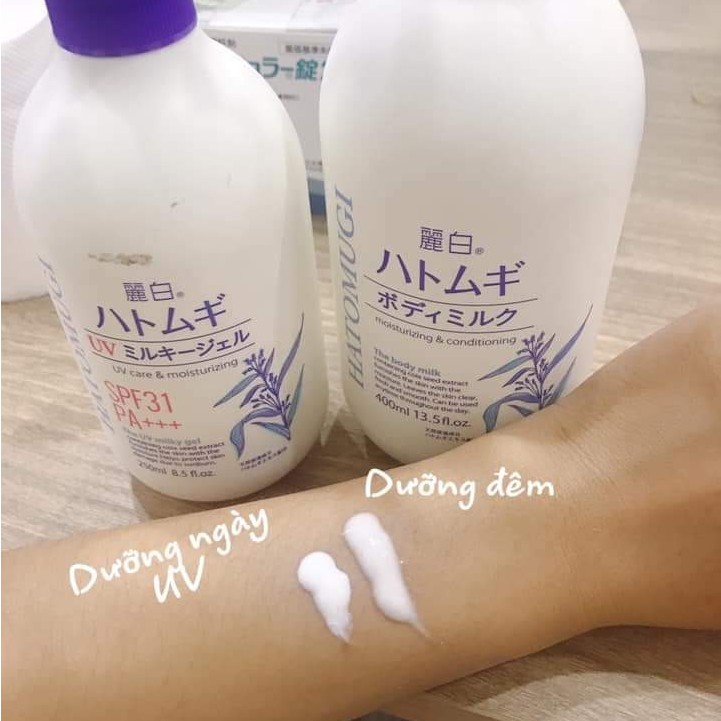 Sữa Dưỡng Thể Trắng Da Hatomugi Body Milk