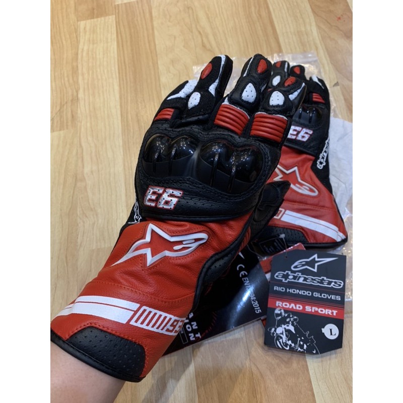 Găng tay da cổ dài Alpinestar Twin Ring