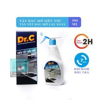 Tẩy dầu mỡ nhà bếp bình xịt tẩy rửa siêu sạch vệ sinh nhà bếp siêu tốc DR.C 500ml nước tẩy rửa  TIỆM TẠP HOÁ SONA