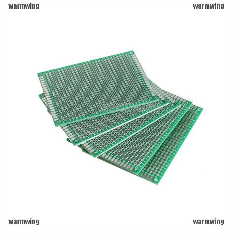Bộ 5 Tấm Sợi Thủy Tinh PCB Hai Mặt Kích Thước 6x8cm In Họa Tiết