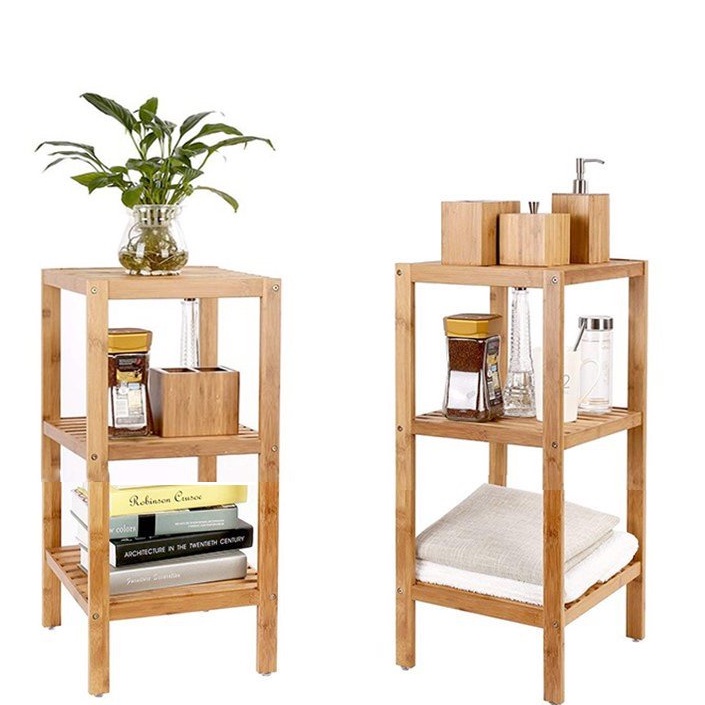 Kệ gỗ tab đầu giường goodwood 3 tầng gỗ tự nhiên trang trí nội thất phòng