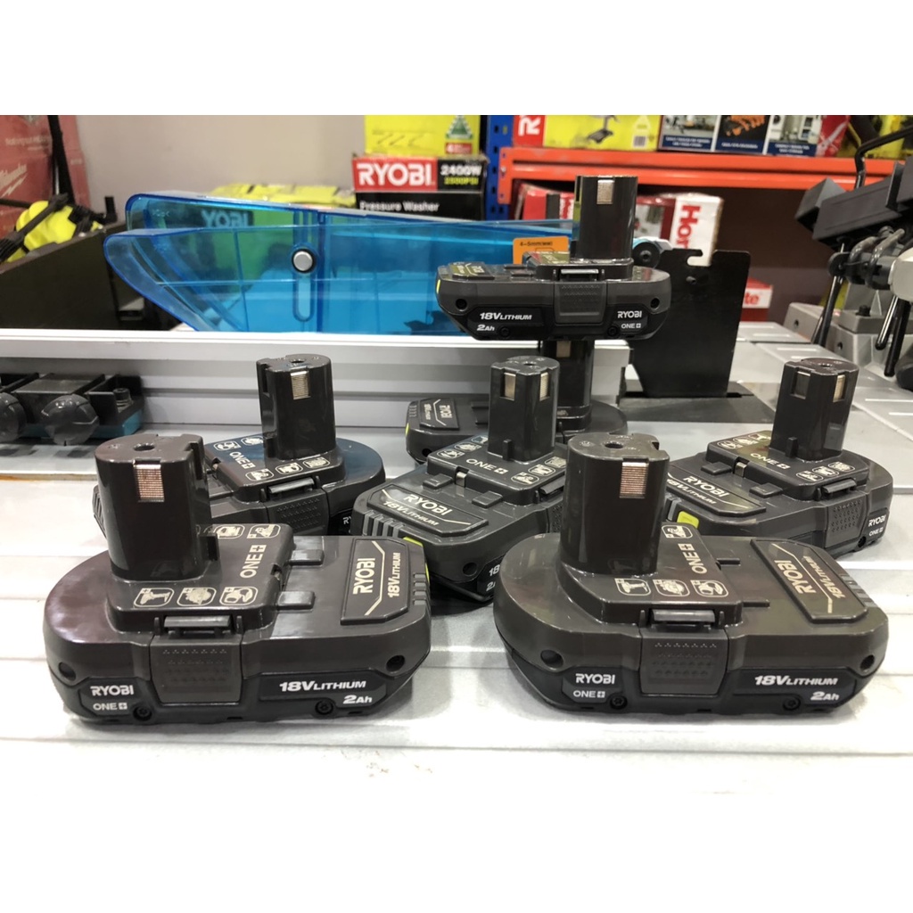 PIN RYOBI 18V ONE+  2AH RB1820C - TRÊN 95% - 3 THÁNG