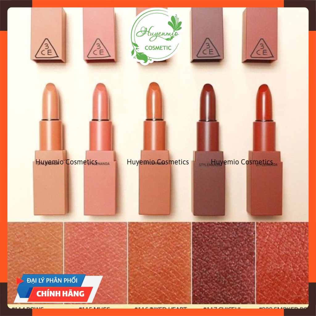 Son 3CE Mood Recipe - Son thỏi 3CE lì mịn ( Hàng chính hãng) | BigBuy360 - bigbuy360.vn