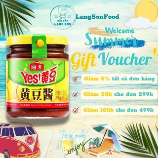 Đạm tương, tương đậu nành, tàu choong Hải Thiên lọ 230g chuẩn gia vị Trung Quốc