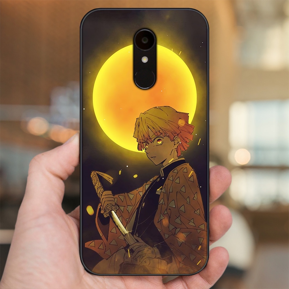 Ốp lưng Xiaomi Redmi 5 viền đen in hình Zenitsu Kimetsu no Yaiba