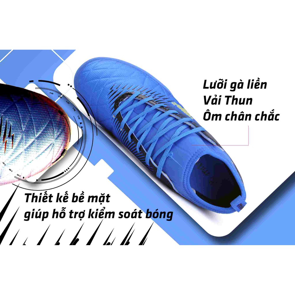 Giày đá bóng Mitre MT161110 chuyên nghiệp (màu xanh dương)