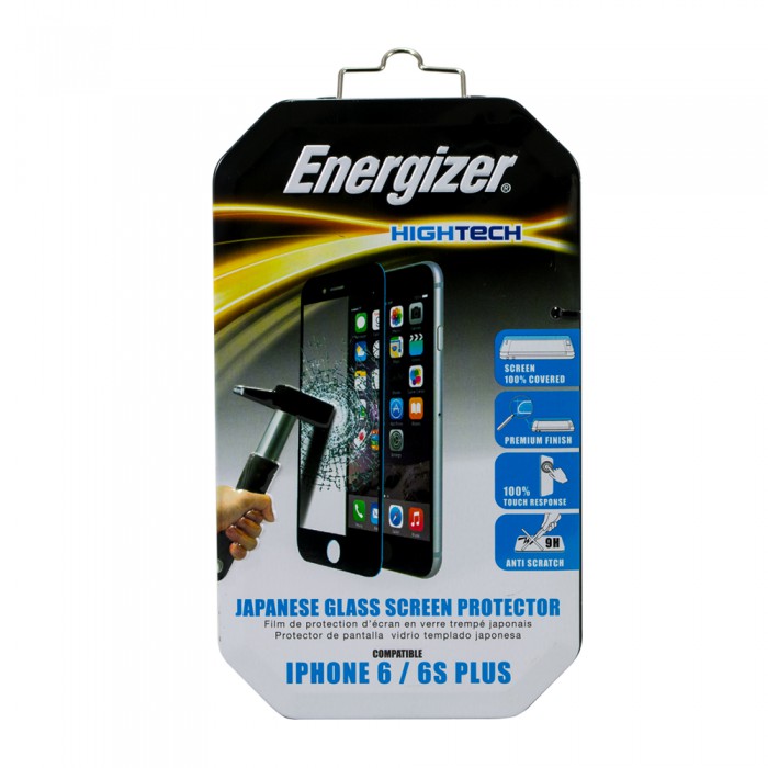 Miếng dán cường lực full viền Energizer cho iPhone 6 Plus / 6S Plus - ENHTTGPRIP6P