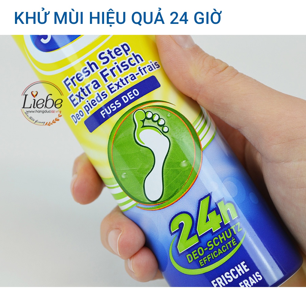 Xịt khử mùi giày và chân Scholl Fuss Đức nội địa 150ml - Hàng Đức – HSS Shop