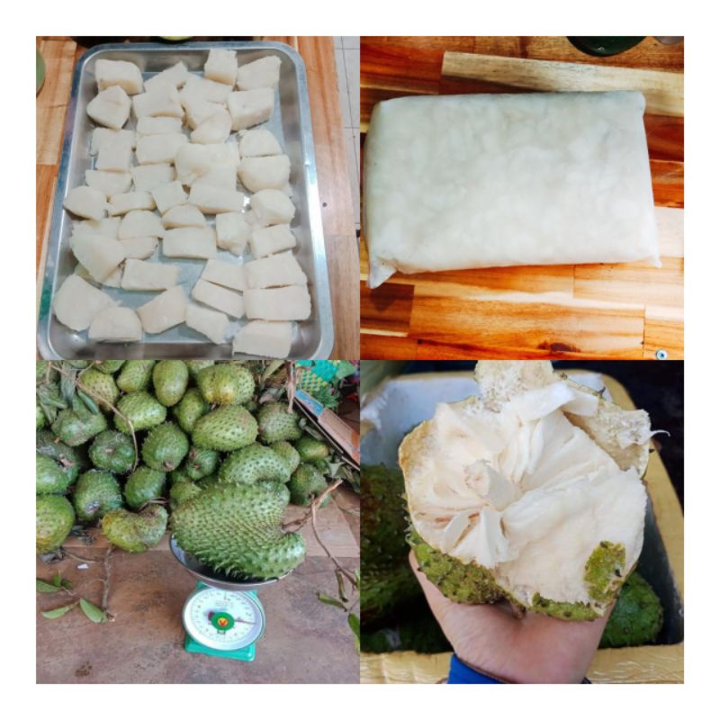 Mãng cầu  đông lạnh- trái cây cấp đông-5kg