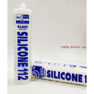 Chai keo silicone 112 175ml trắng trong