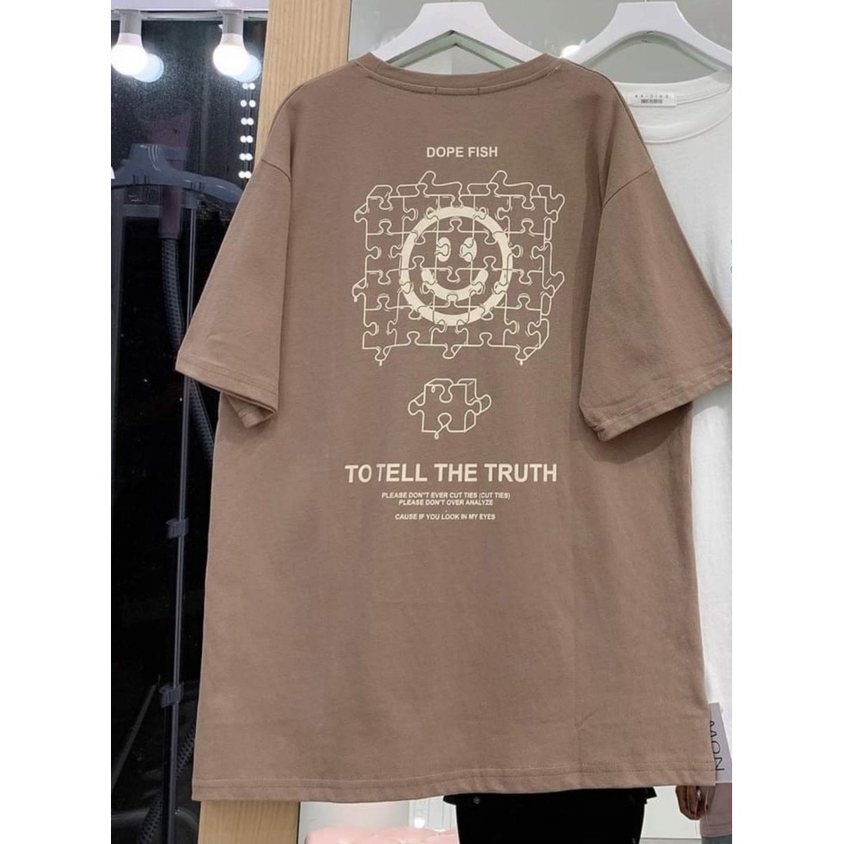 Áo Thun Hình Xếp Áo Thun Tay Lỡ Form Rộng Unisex 38-65kg Nam Nữ