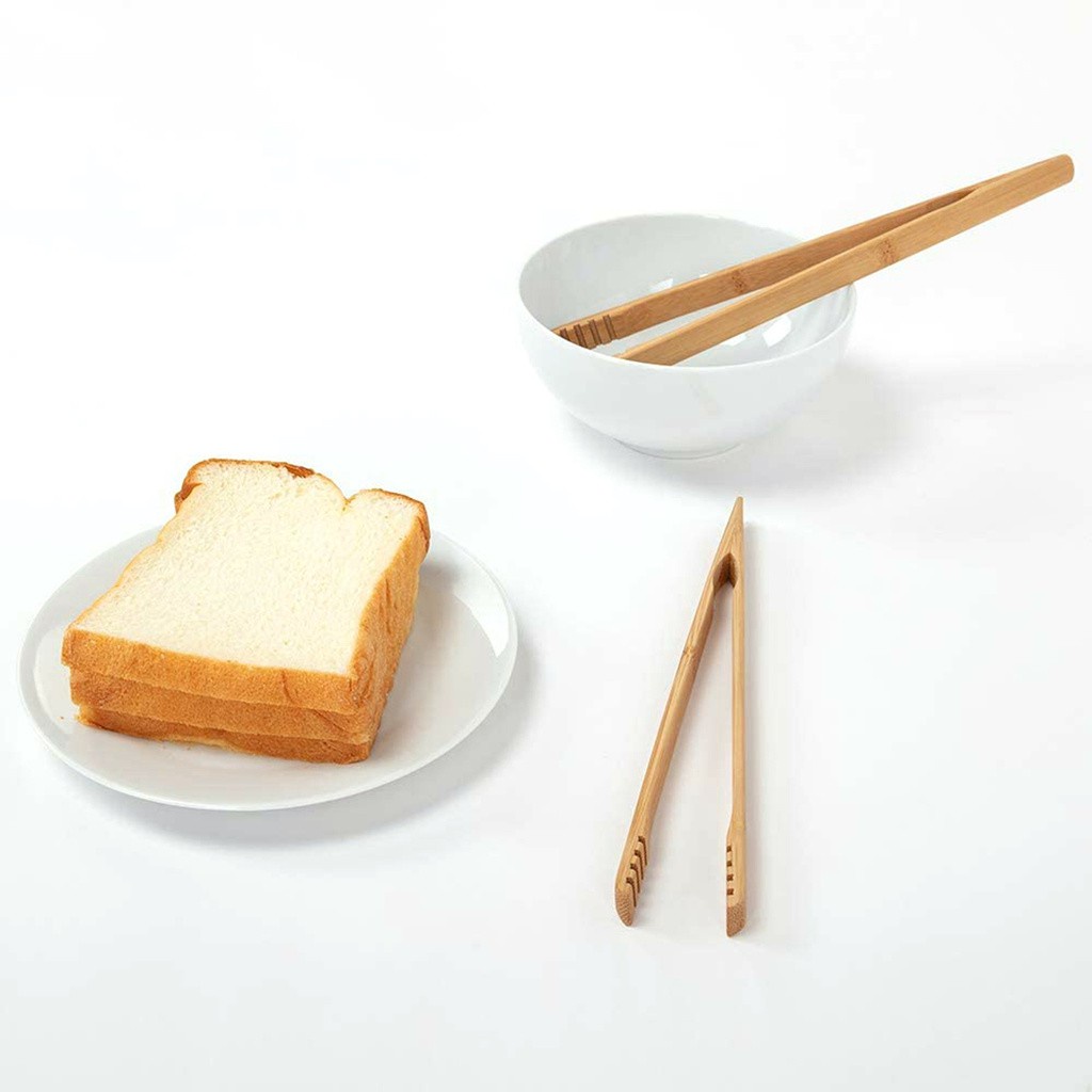 PERRY Bread Food Tongs Bacon Gripper Tea Tweezer Cooking Reusable Muffin Clamp Cheese Bamboo Toast Clip