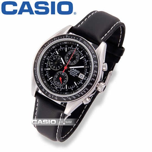 Đồng hồ Nam Edifice Casio EF-503L-1AVUDF Chính hãng, Dây da cao cấp, Thời trang nam tính