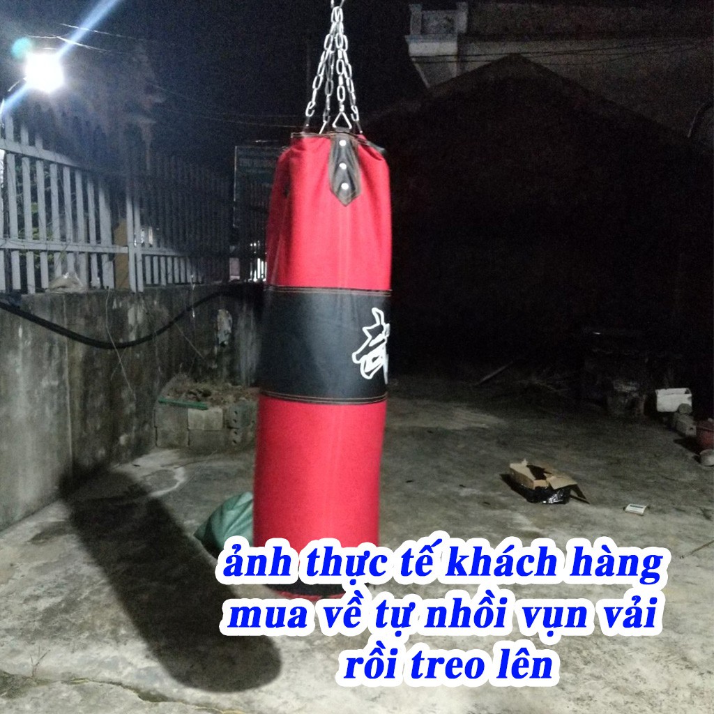 Vỏ bao cát đấm bốc tập võ 3 lớp tiêu chuẩn⚡FREESHIP⚡ Vỏ bao cát treo tập boxing siêu bền chưa nhồi