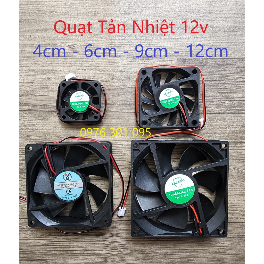 Quạt Tản Nhiệt 12V -  24V