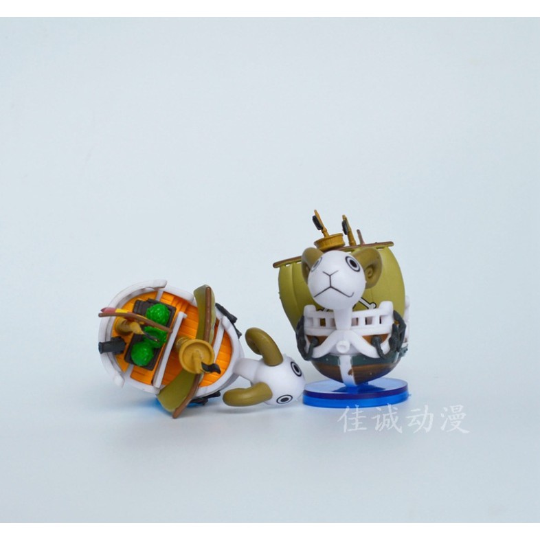 Mini mô hình thuyền Thousand Sunny và Going Merry trong One Piece