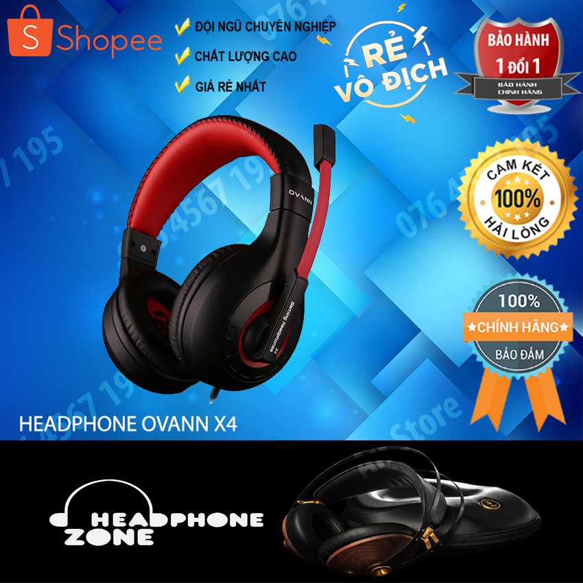 HEADPHONE OVAN X4 - BẢO HÀNH 12 THÁNG