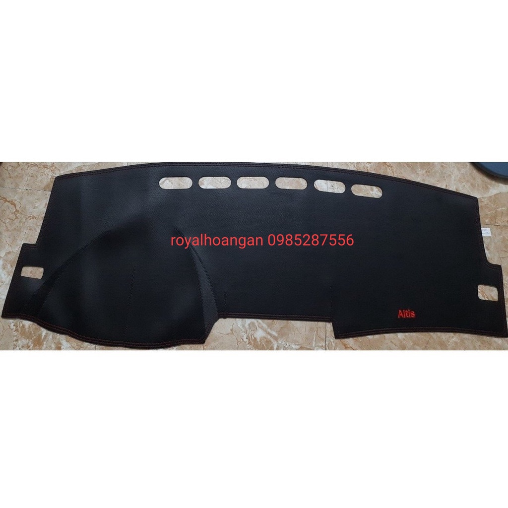 thảm taplo atis 2008 đến 2023 nhung hoặc da vân cacbon