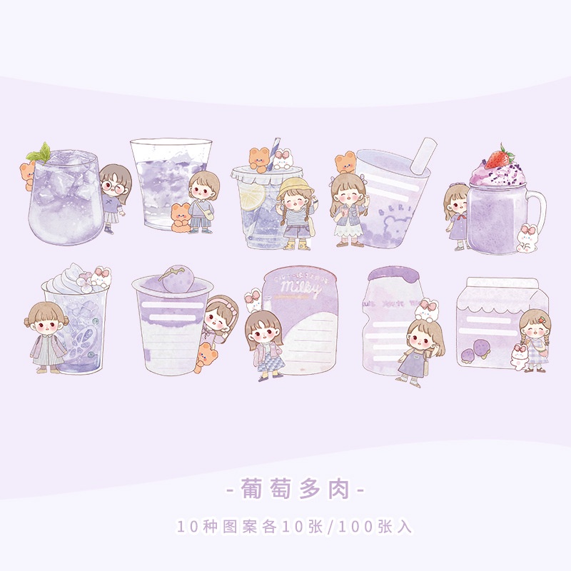 Sổ Tay Ghi Chú DIY Chống Dính Kiểu Nhật Bản Dễ Thương