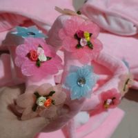 Áo choàng hồng cho bé