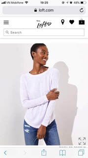 Loft Raglan Long Sleeve Tee